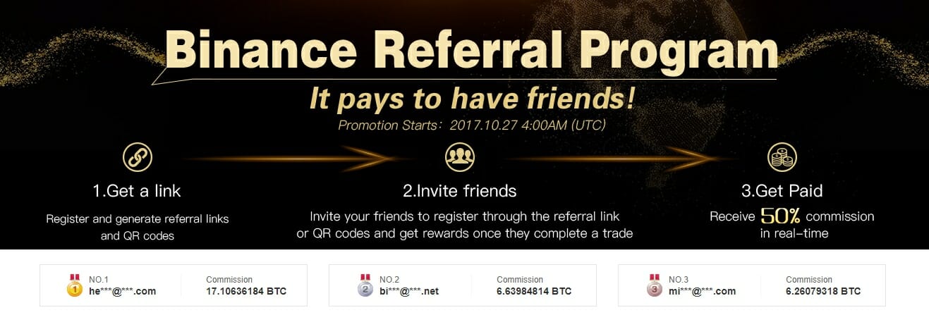 binance referral free bitcoin