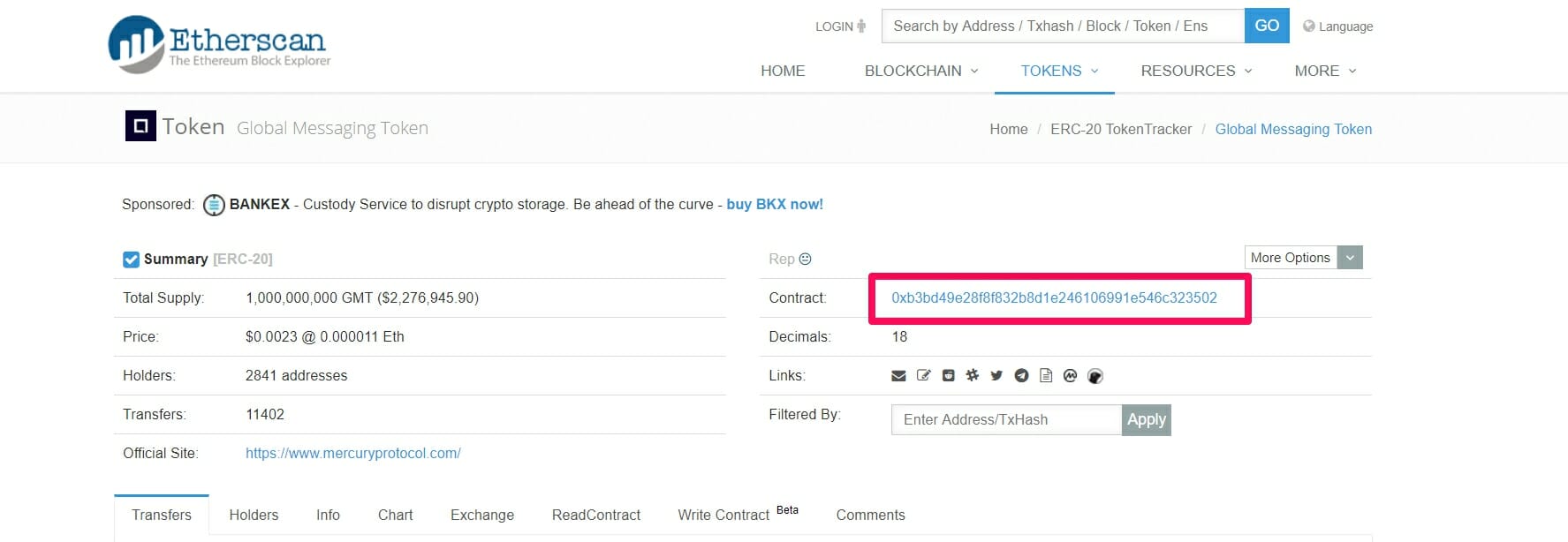 metamask erc20 address