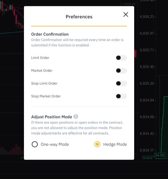 Binance Futures Hedge Mode